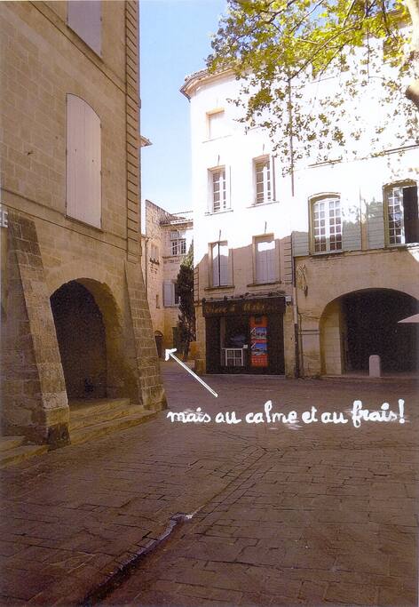 Mais nichés Place du Sabotier, une ramification de la célèbre place!