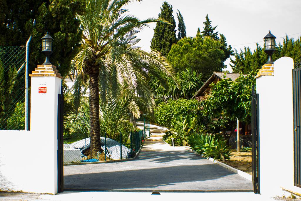 Entrada a la finca