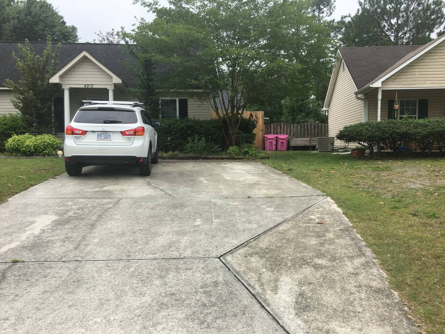 Parking space always free for guest