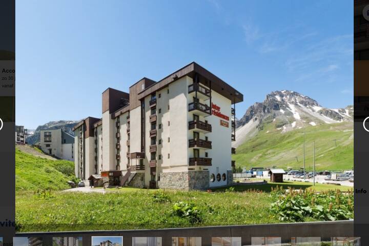 TIGNES Val Claret studio max 4 gasten
