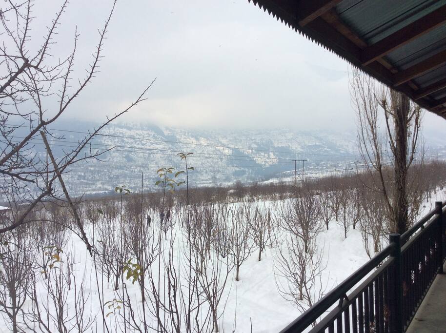 Winter time view from Varamda
