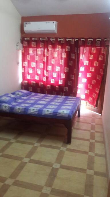 Hall. Bed for two persons.