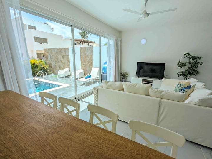 Seaside Villa  Just Steps Away From Beach & Town - Dominican Republic