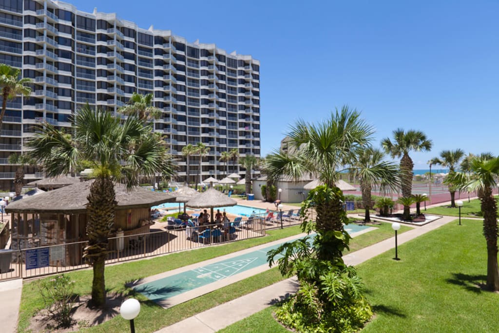 Enjoy easy access to the main pool and partial beach views.