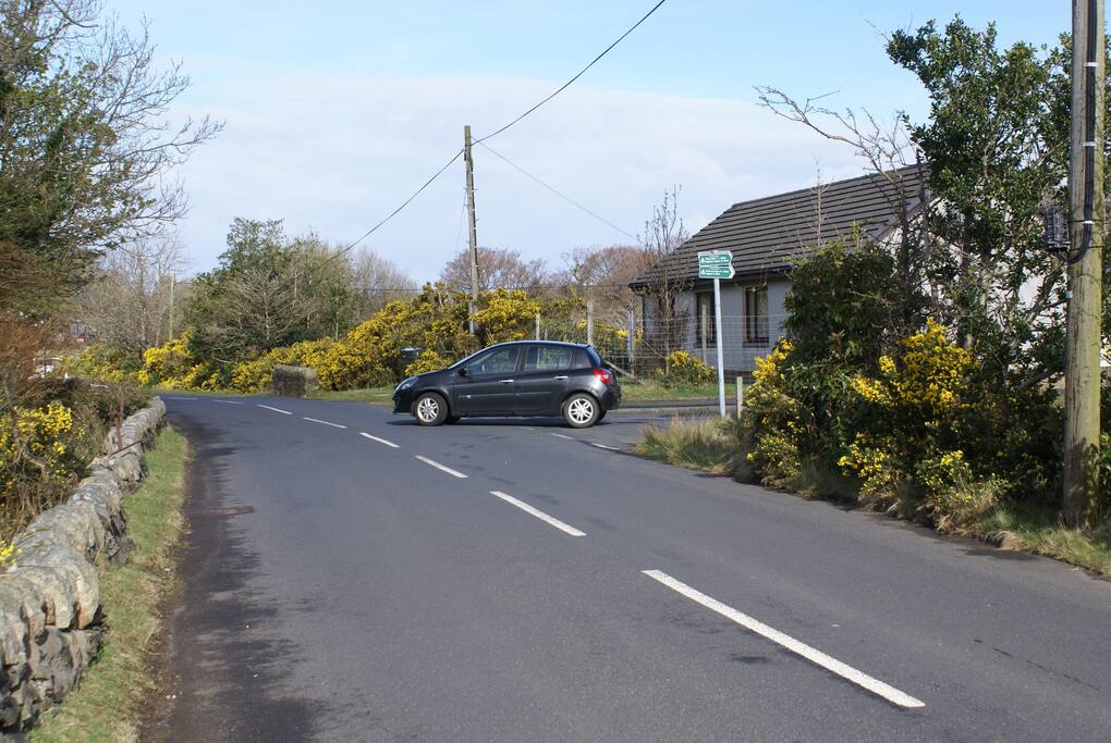 Turn off right from main road if coming from Brodick