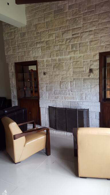 Stone Fireplce