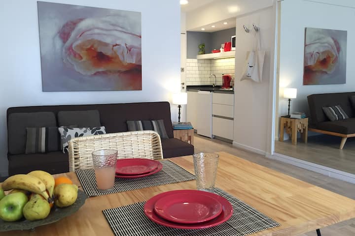 Studio mobiliado em Retiro, para até 3 pessoas