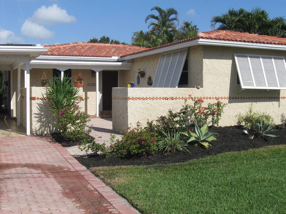 Front of the house.