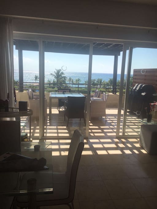 Balcony view from living room