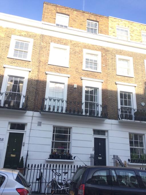 Front view of the flat