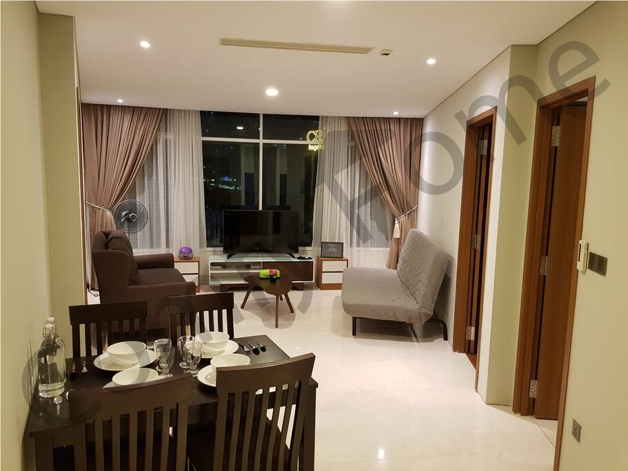 Living room decorated to make you feel at home