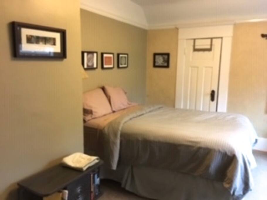 Bedroom with a double bed and Large cupboard