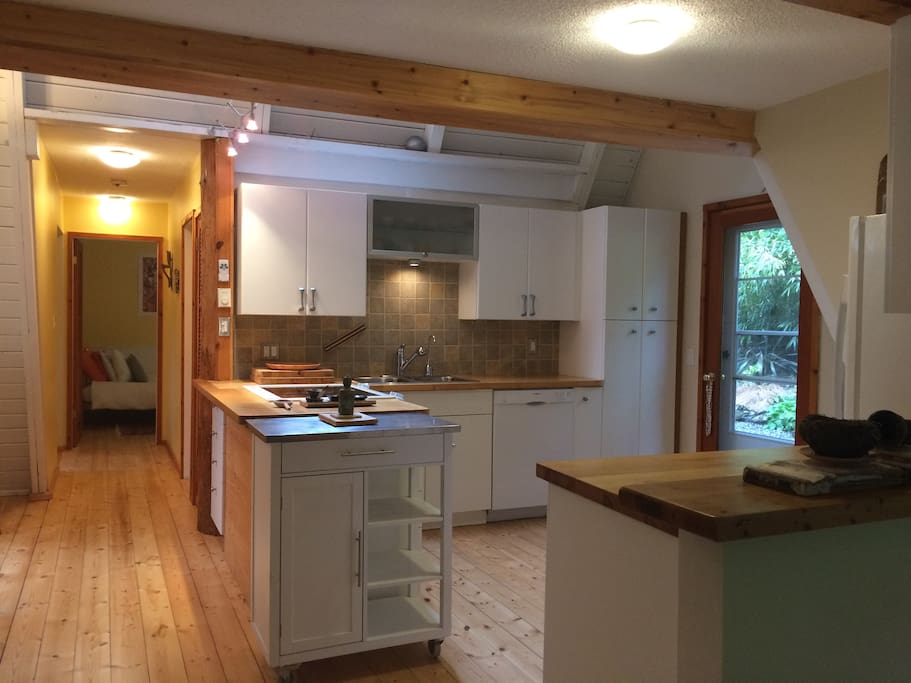 Kitchen with Sky Lights