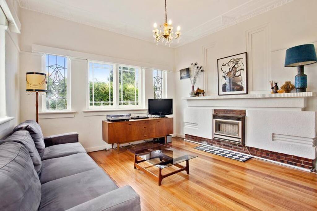 Art Deco lead light windows and period features