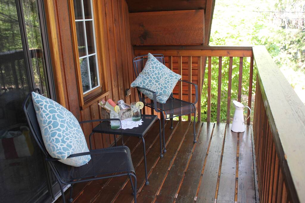 Mountain view balcony