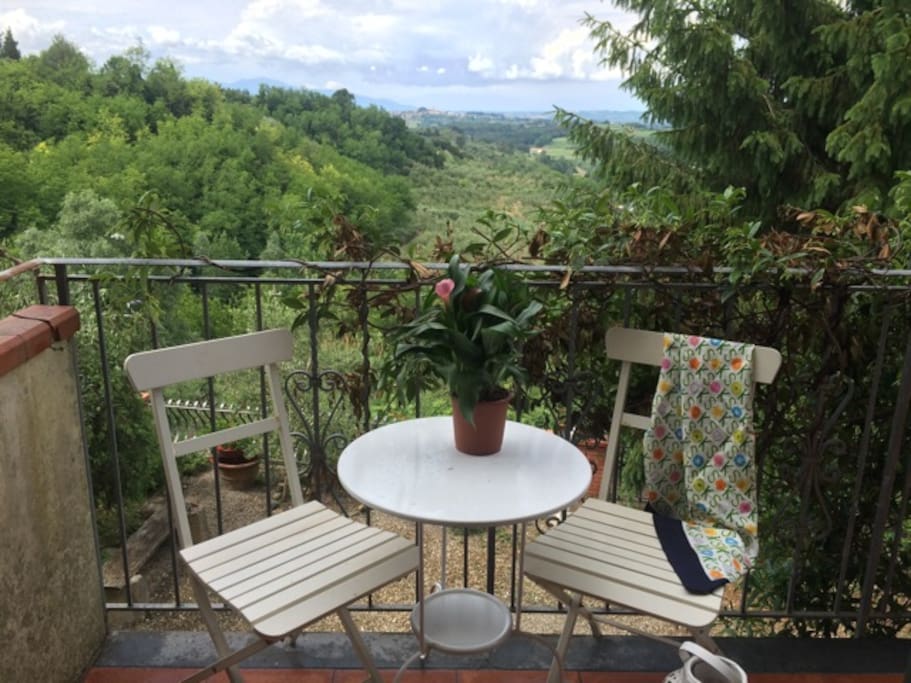 Beautiful views from balcony