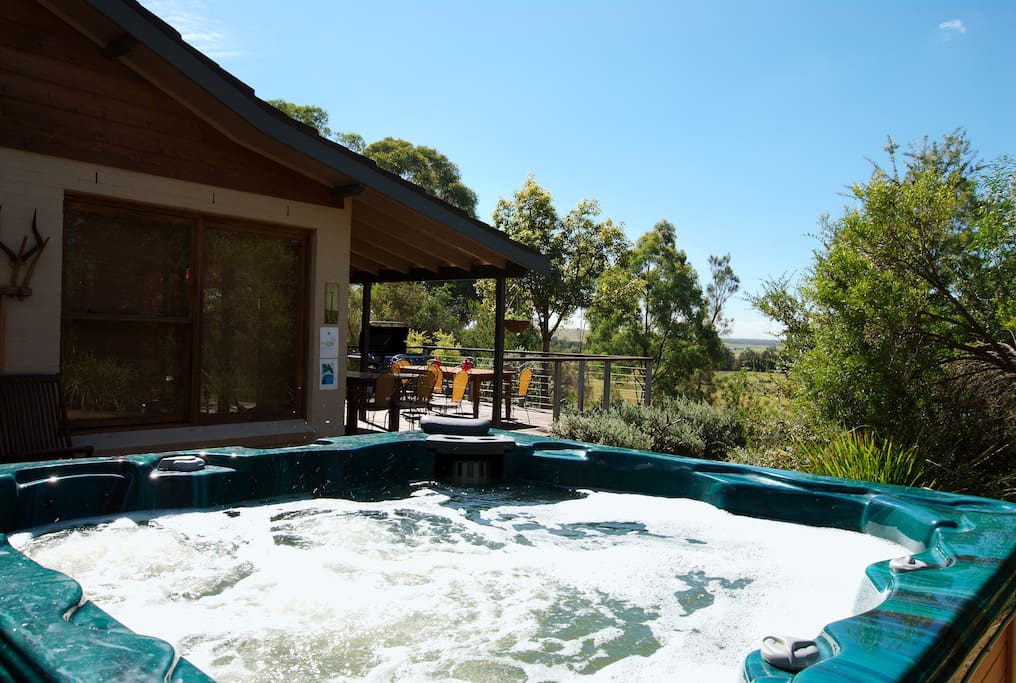 Relax in the Spa under the stars