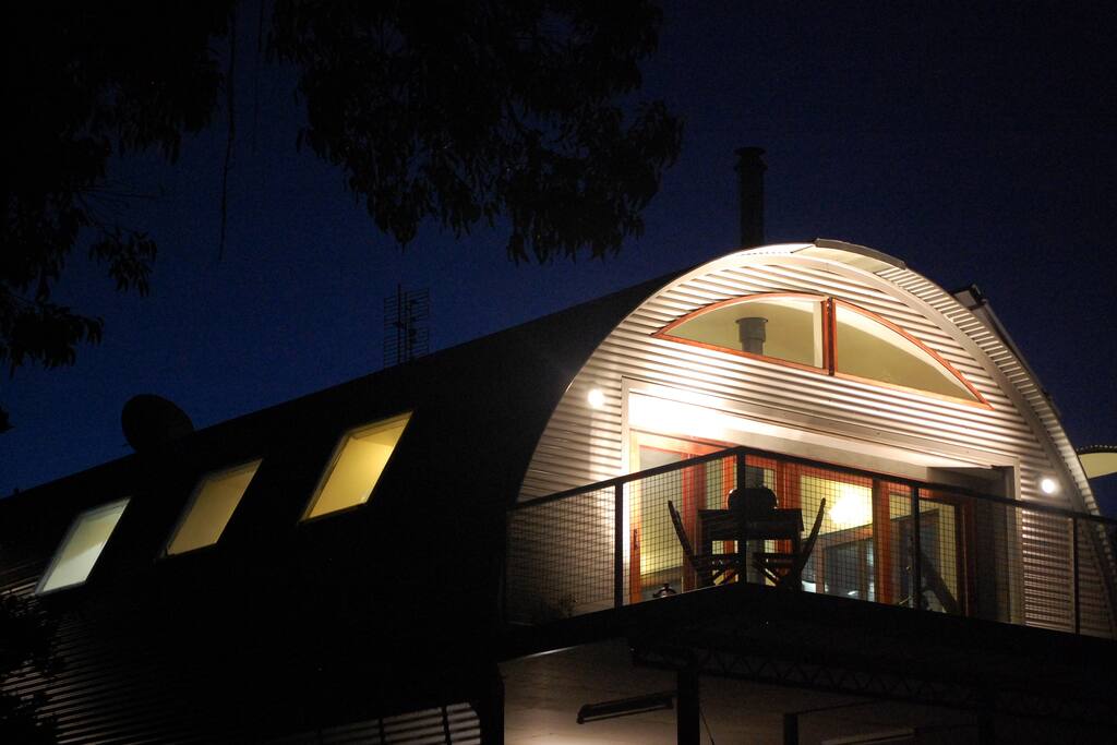 Cocoon House by night