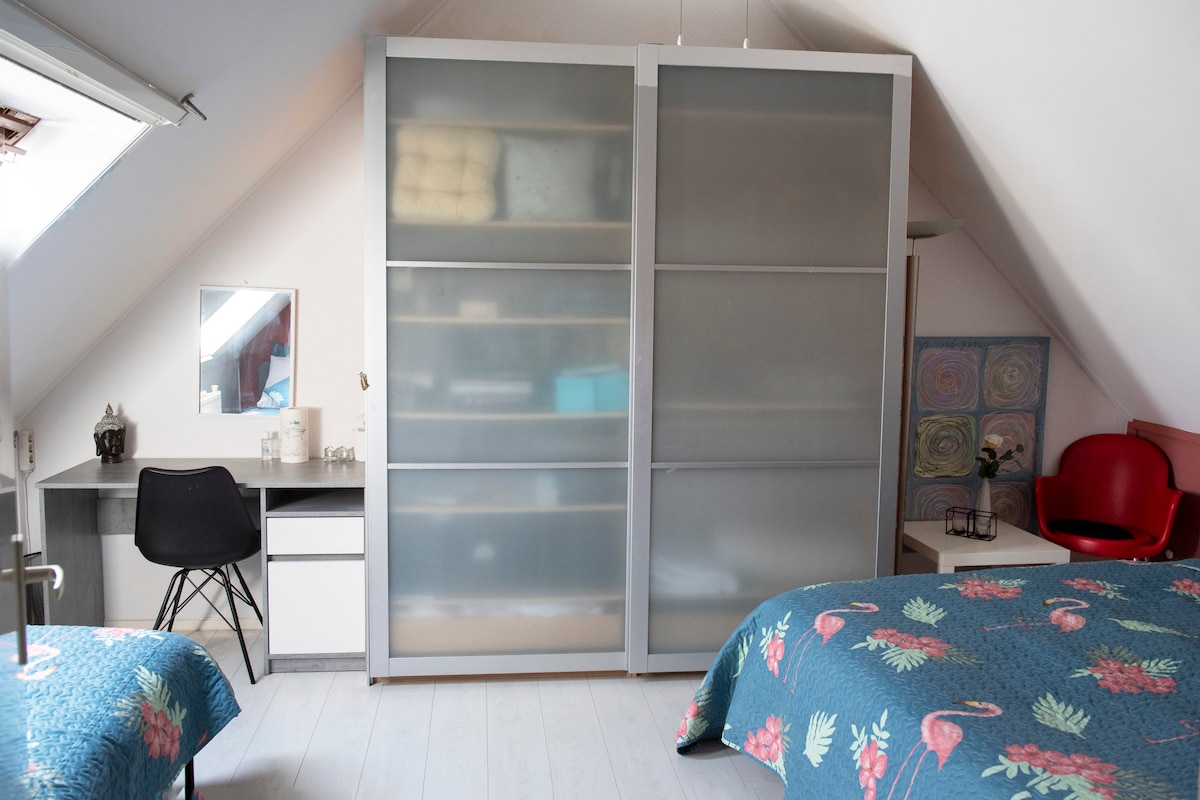 Dormitorio 3 con cama doble y cama individual.