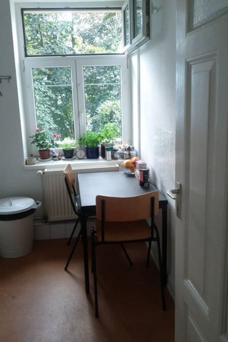 table for two in the kitchen