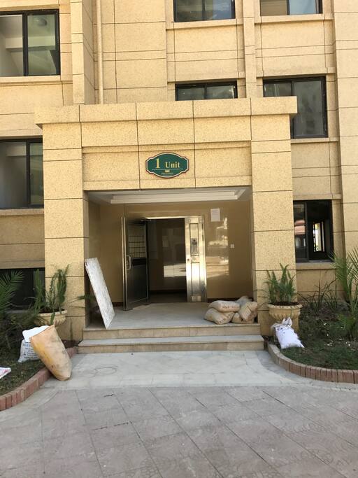Apartment Building mail entrance