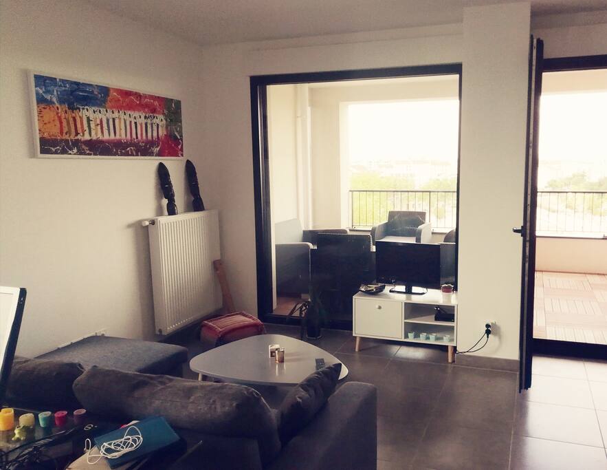 Bright living room