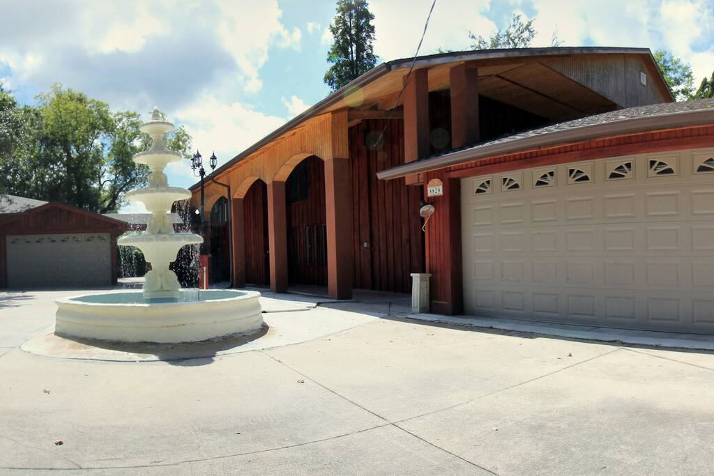 front of main house
