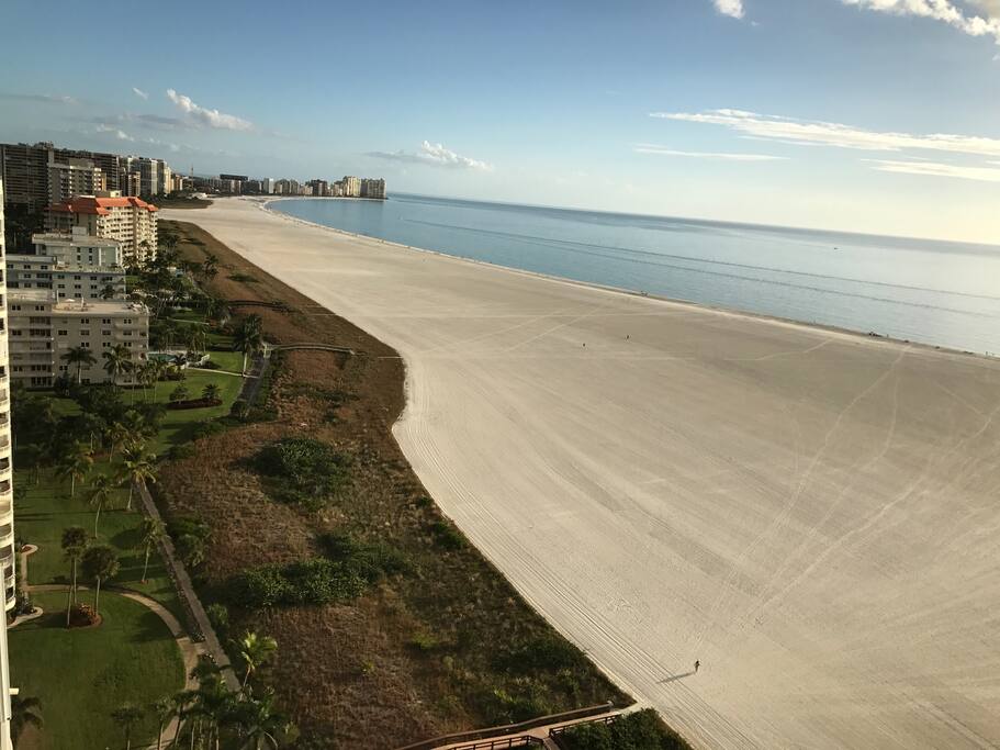 beautiful south view of beach