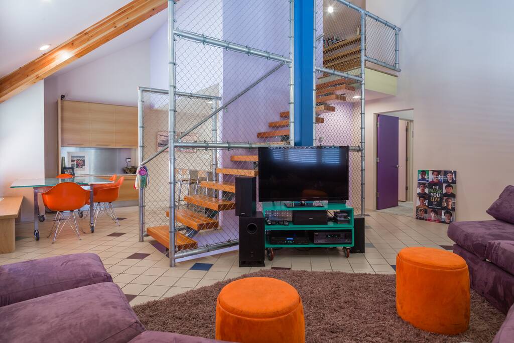 Living Room with TV and Sound System