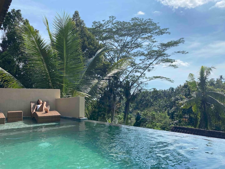 #2 2 Br Widi's House With Jungle View - Ubud