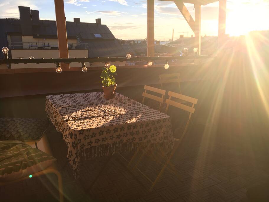 Rooftop terrace