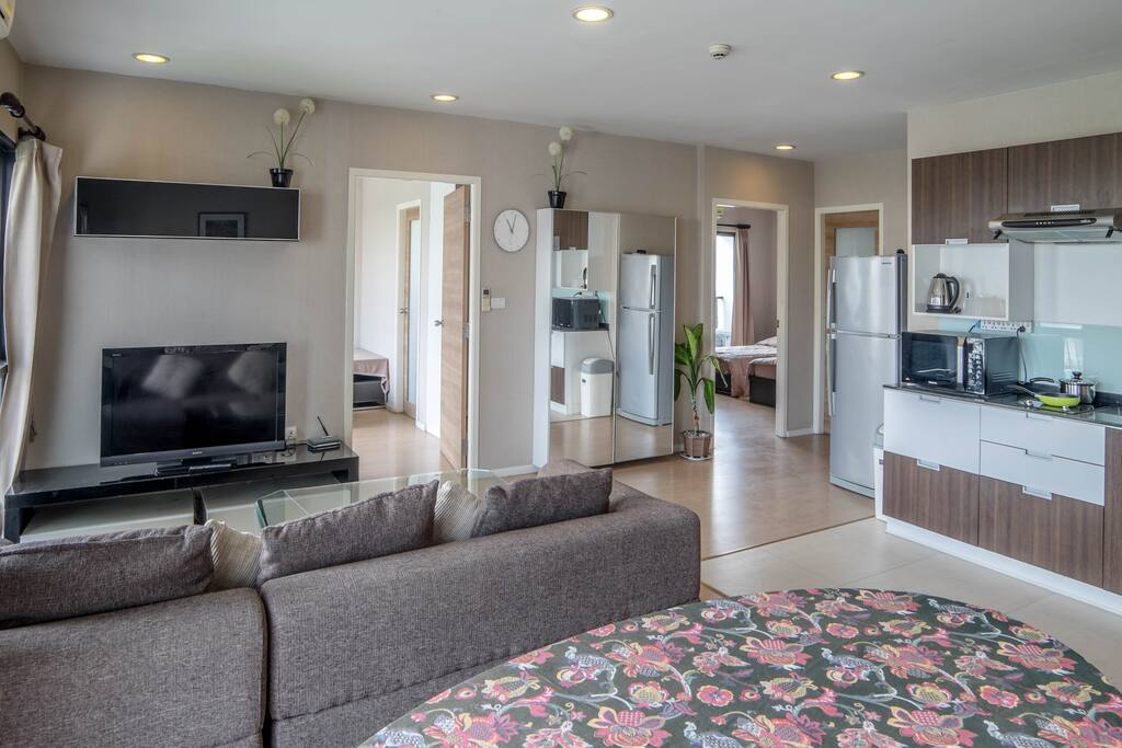 Enjoy your leisure time in this spacious living room.
