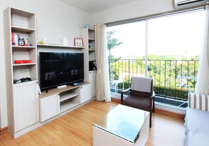 Premium 2bedroomsriverside#2*1000mwifi*netflix*ps4 - Bangkok