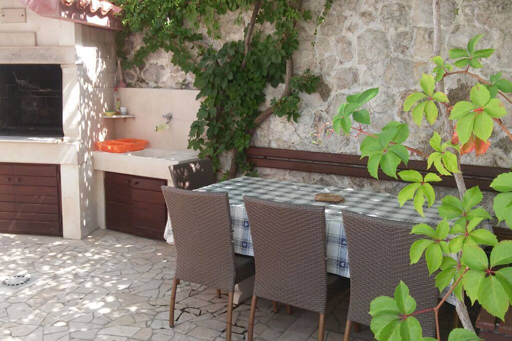 Grill and terrace