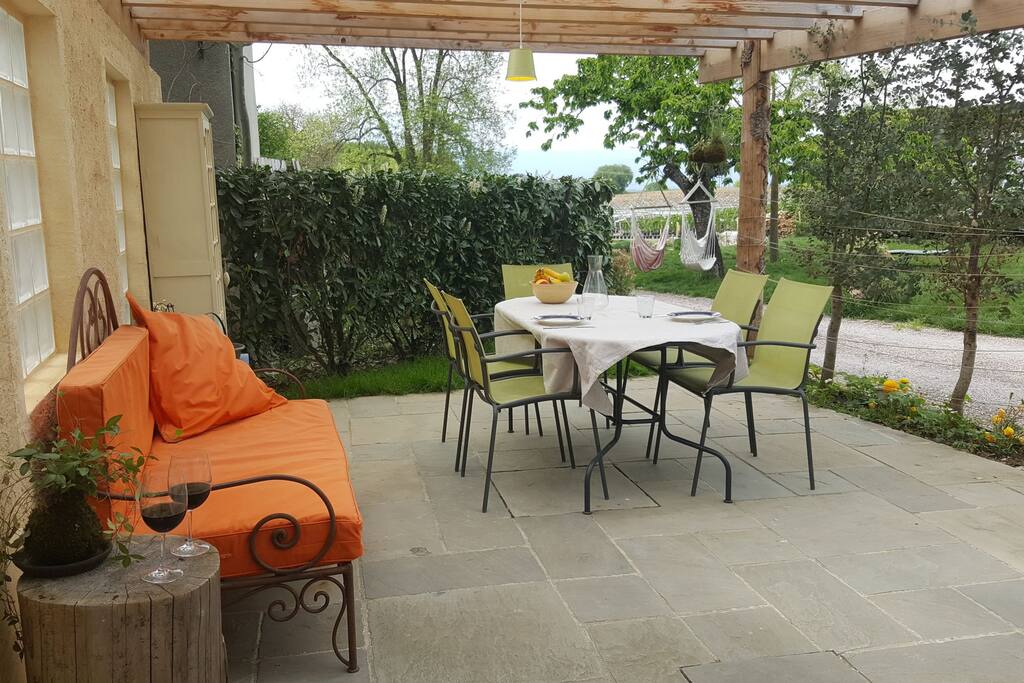 the terrace