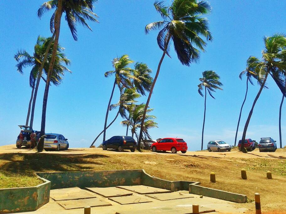 Praia em frente à casa!