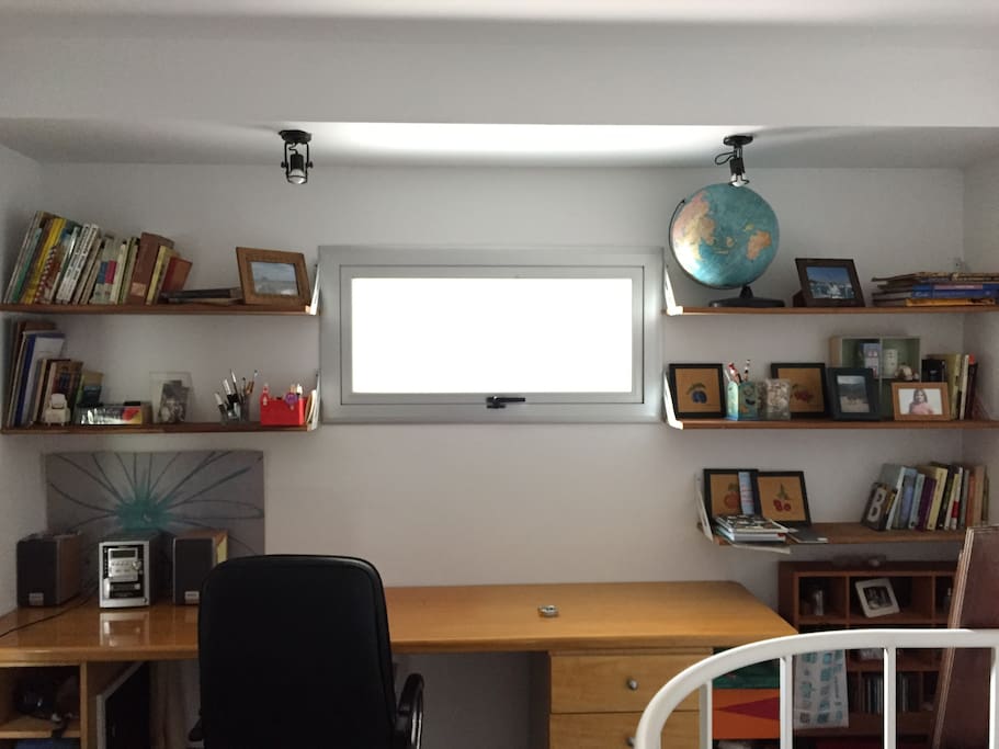 Desk in common space