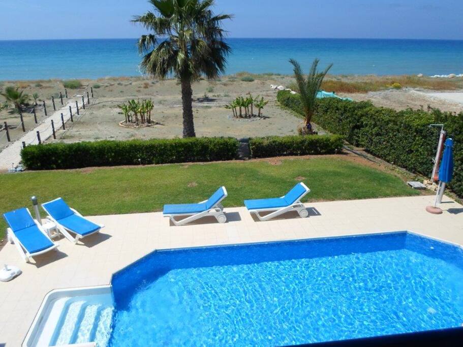Pool and garden views