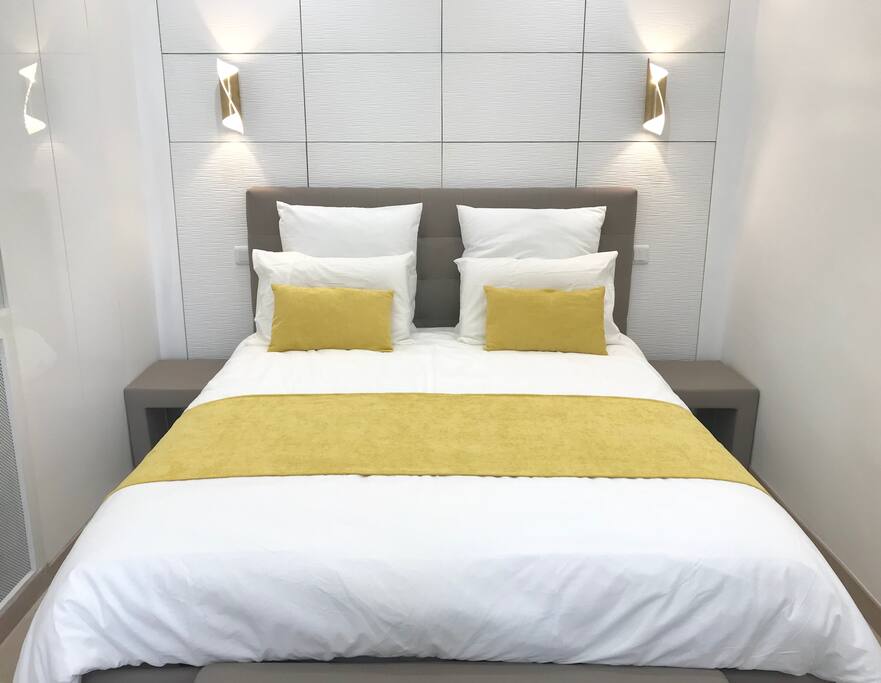 Queen size bed with quality mattress