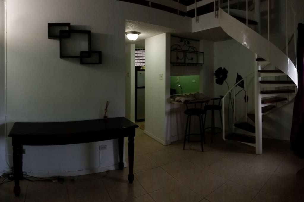Living / Dining Space with Desk Area