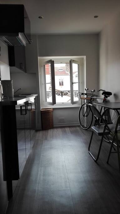 cuisine tout équipée, même d'un vélo !