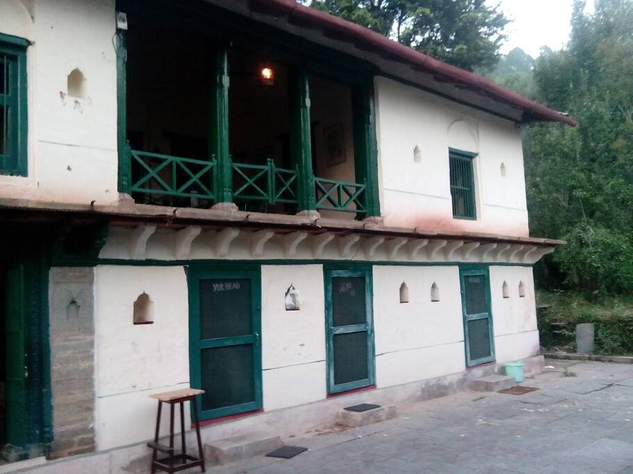 Our ancestral house. Behind is our orchard.