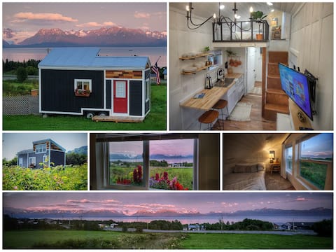 Midnight Sun Tiny Home On 28 Acres 180° Bay View