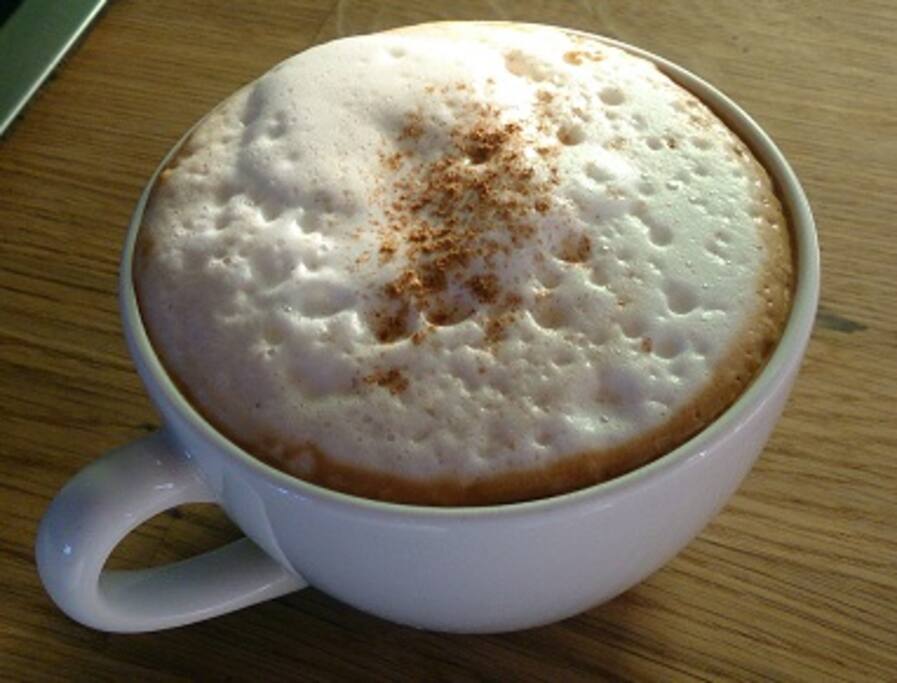Coffee latte for breakfast ... and whenever you want