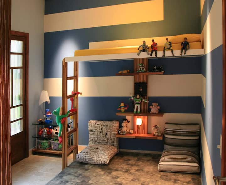 Plavi apartman s tatamijem 
Podloga 2 x 2 za dvostruku upotrebu