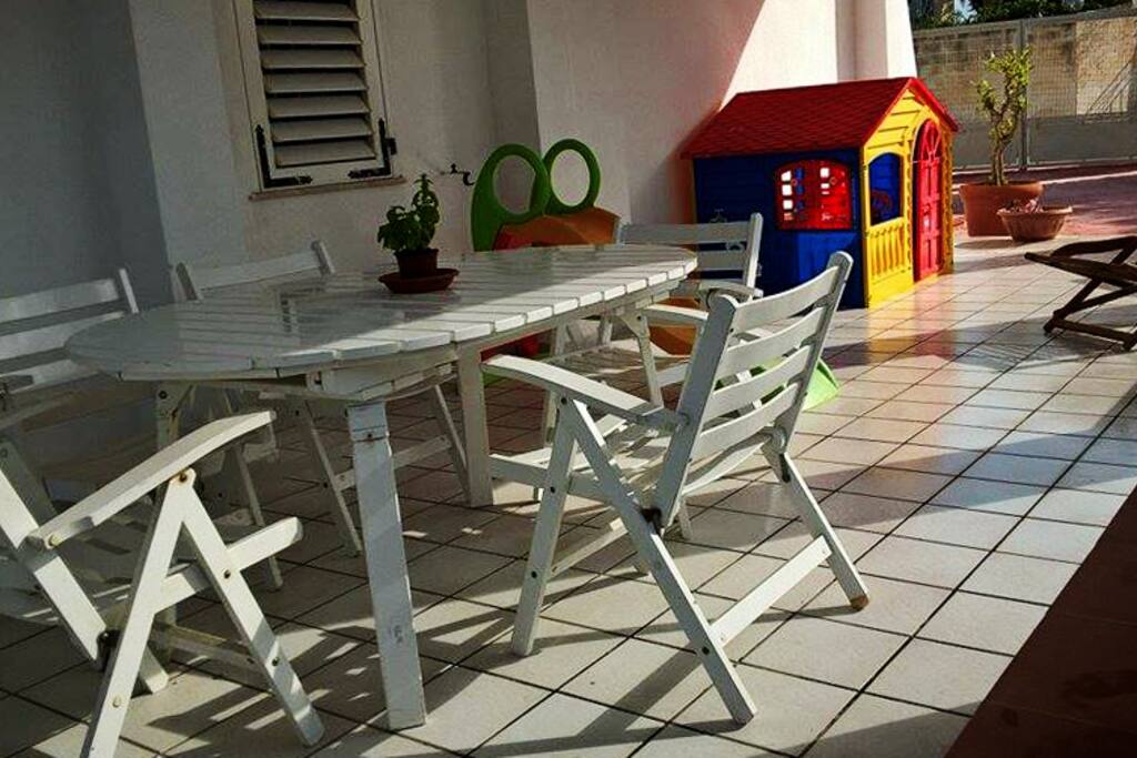 area pranzo esterna