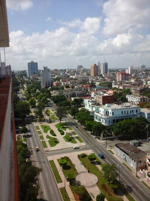 Vista de la Avenida de los Presidentes.