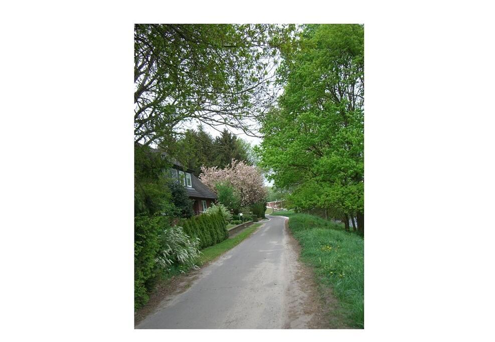 An einer für Fahrzeuge gesperrten Anliegerstrasse
