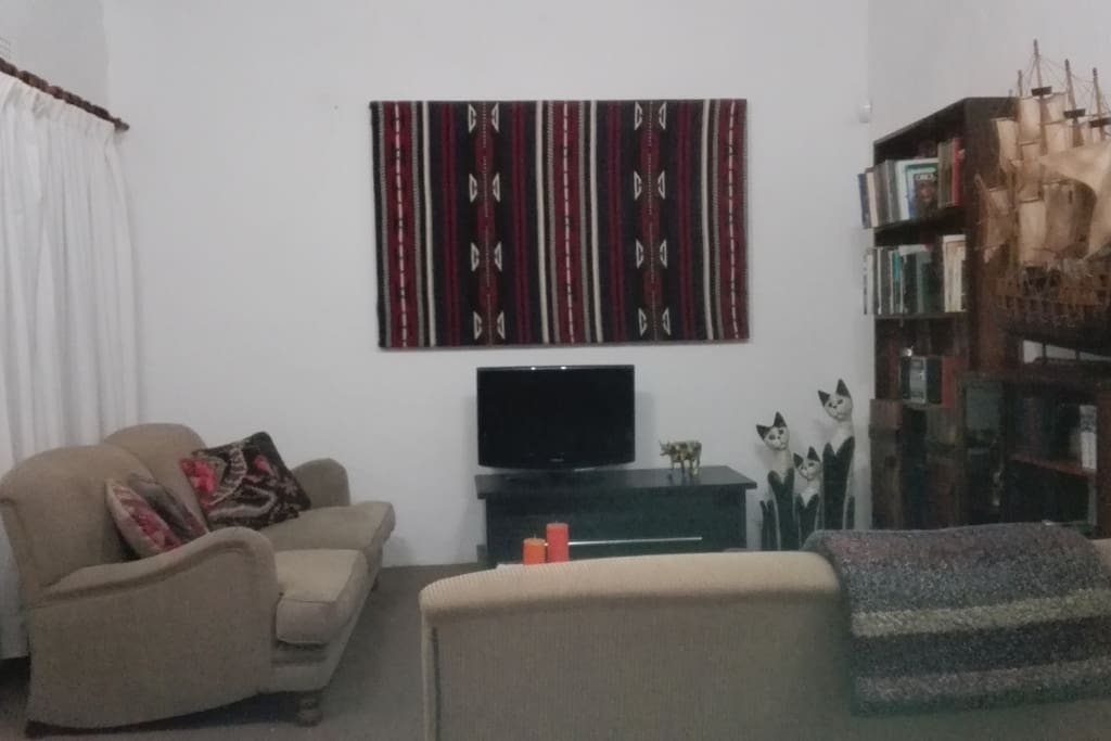 Lounge area view from bedroom