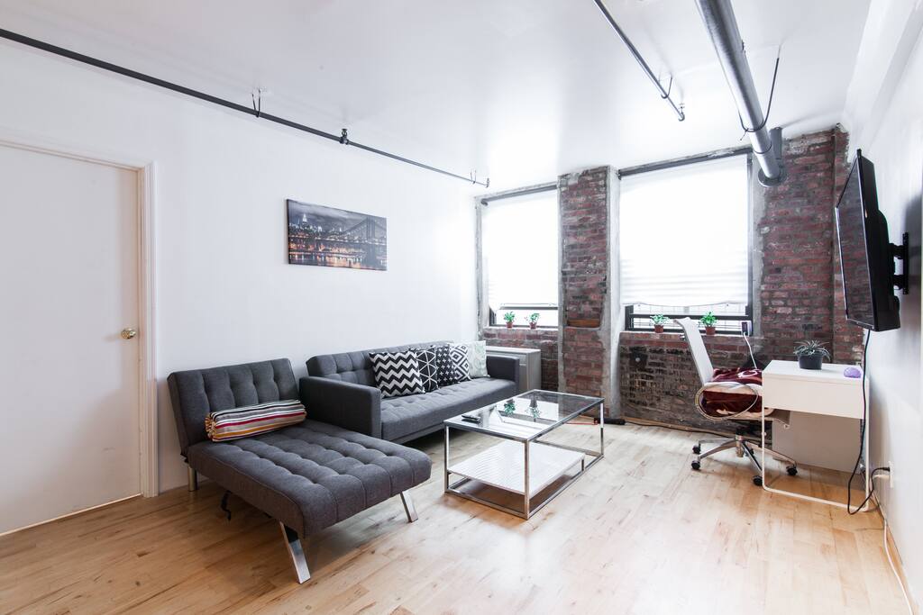 Living Area w/ work desk